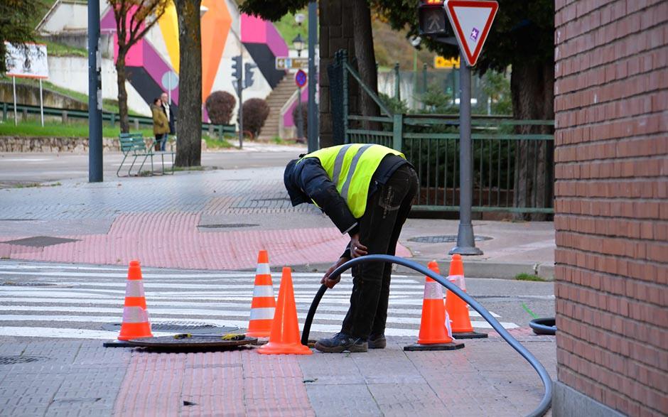 travaux assainissement Le Bourget